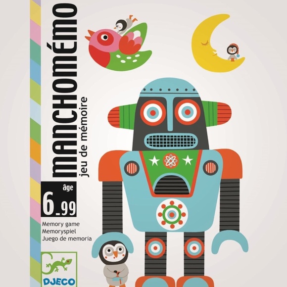 French DJECO Manchomemo Memory Game Ages 6-99 - Picture 5 of 5